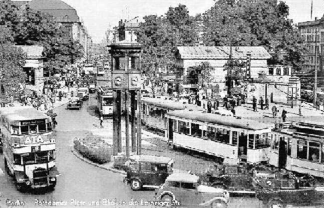 ▲1930년의 포츠담광장의 모습